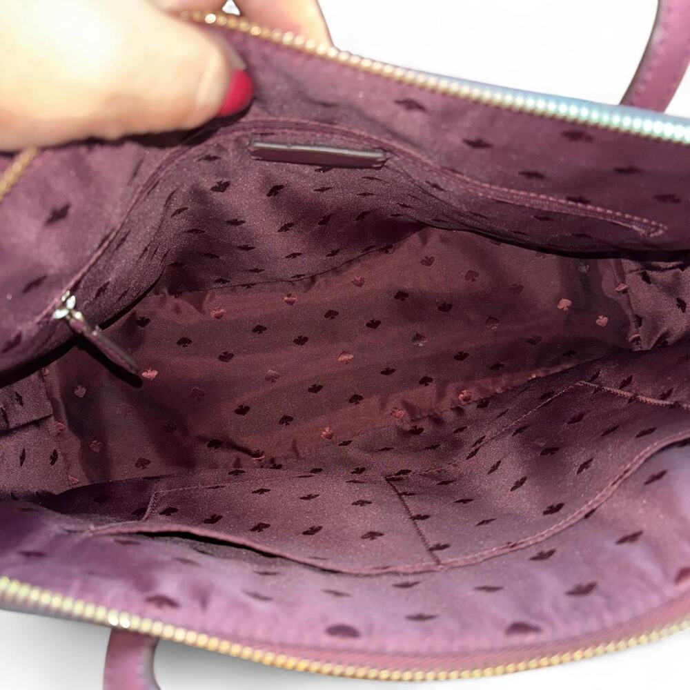 Kate Spade New York purple glitter card holder and purse set - Picture 8 of 8